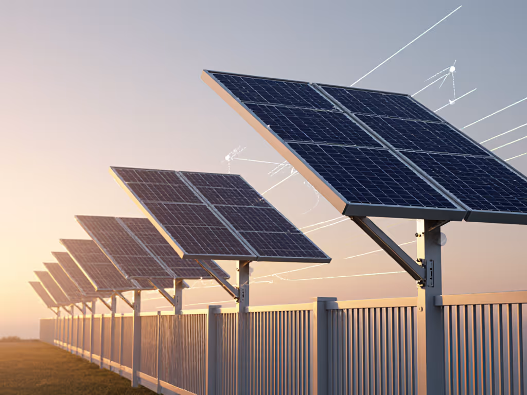 adjustable_solar_panel_positioning_for_fence_lighting