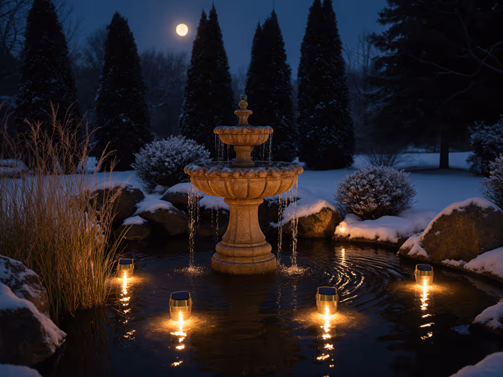 Waterproof Solar Lights for All-Season Fountain & Pond Lighting